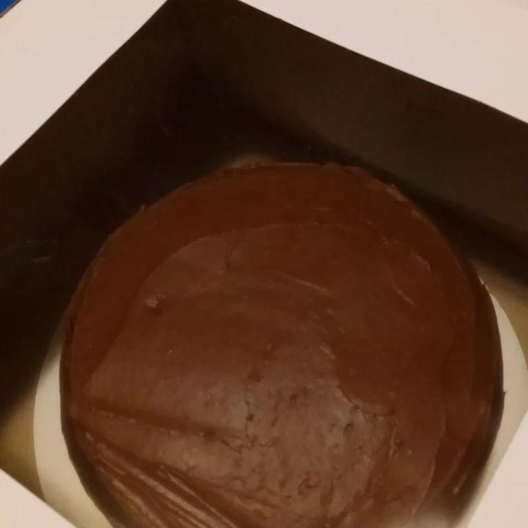 GF Yellow Cake with fudge icing